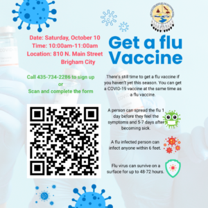Flu Clinic Brigham City October 10, 2026